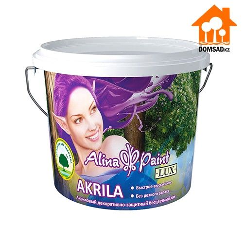 Лак акриловый ALINA PAINT Akrila, 1 кг, цена - купить в интернет-магазине