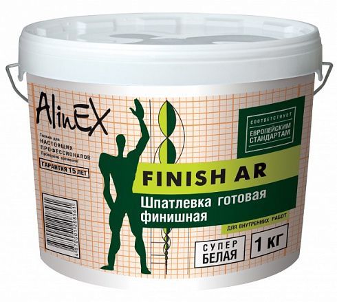 Шпатлевка AlinEX FINISH AR, 7,5 кг